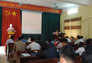 Khai giảng lớp Trung cấp Lý luận chính trị - Hành chính (Hệ VLVH) huyện Lục Nam, khóa học 2020 - 2021