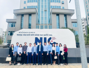 Trường Chính trị tỉnh Bắc Giang nghiên cứu thực tế, trao đổi, học tập kinh nghiệm tại Trung tâm Đổi mới sáng tạo Quốc gia Việt Nam (NIC)