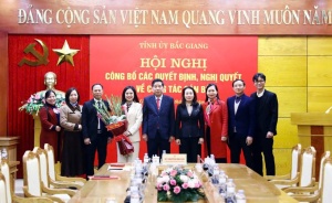 Đồng chí Nguyễn Thị Kim Dung được điều động làm Hiệu trưởng Trường Chính trị tỉnh Bắc Giang