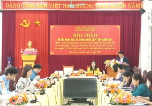HỘI THẢO KHOA HỌC: “THỰC TRẠNG, GIẢI PHÁP NÂNG CAO HIỆU QUẢ VIỆC ĐÁNH GIÁ CỦA NGƯỜI DÂN VÀ DOANH NGHIỆP VỀ PHÒNG, CHỐNG THAM NHŨNG, TIÊU CỰC ĐỐI VỚI CẤP SỞ, BAN, NGÀNH VÀ UBND CẤP HUYỆN TRÊN ĐỊA BÀN TỈNH BẮC GIANG HIỆN NAY”