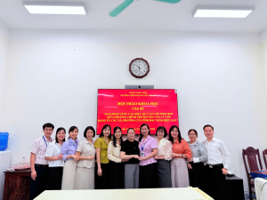 HỘI THẢO KHOA HỌC CẤP CƠ SỞ VỀ GIẢI PHÁP NÂNG CAO HIỆU QUẢ CƠ CHẾ PHỐI HỢP VỚI ĐẢNG ỦY CÁC XÃ, PHƯỜNG