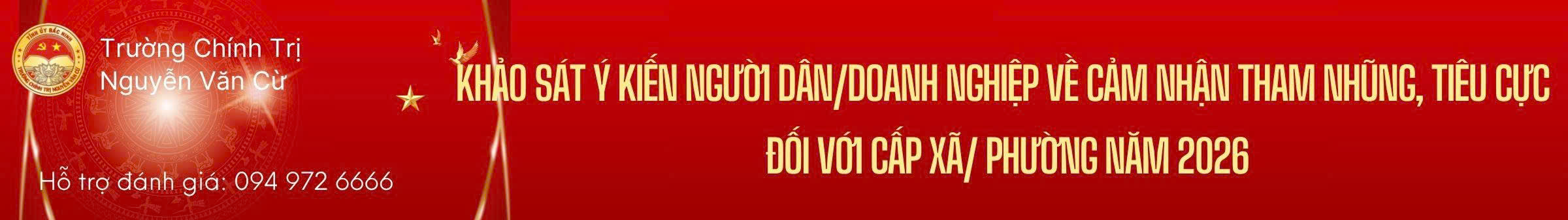 Lấy ý kiến về cảm nhận tham nhũng và tiêu cực
