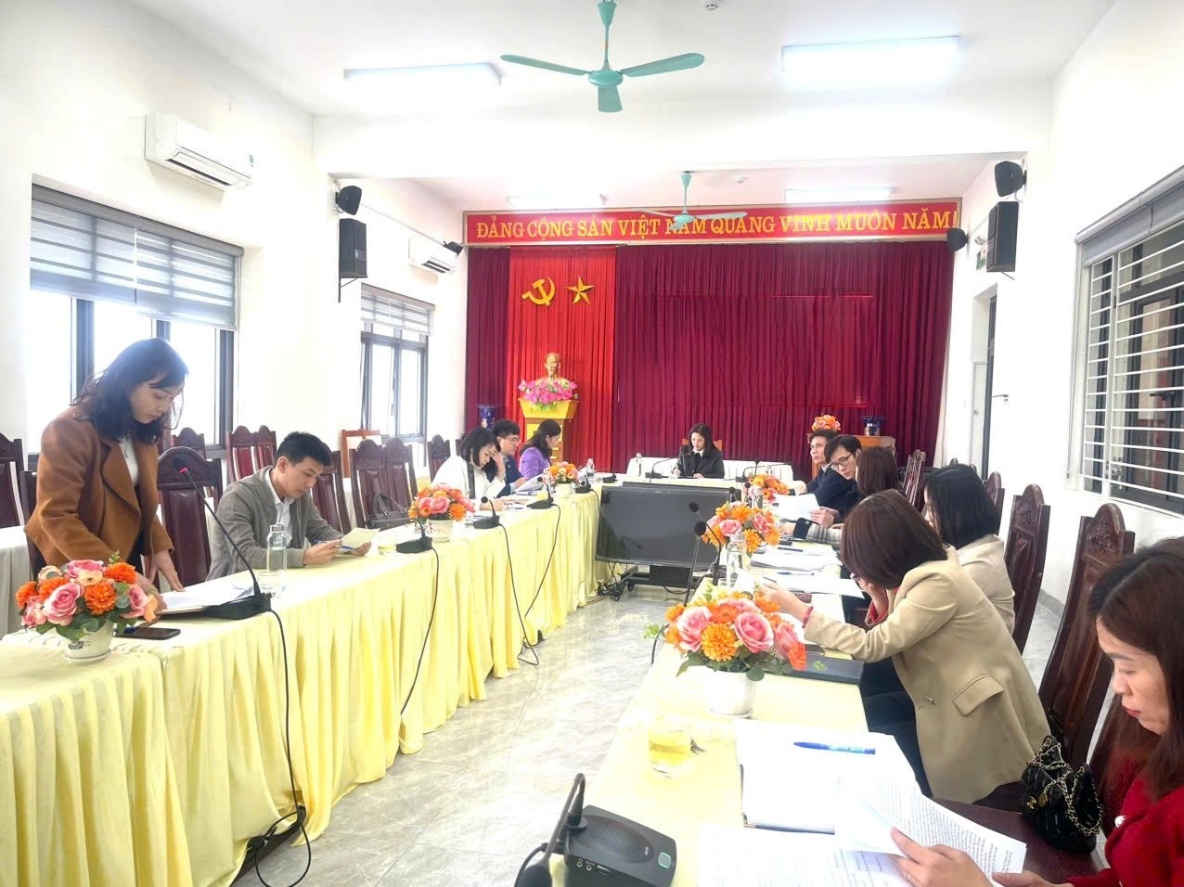 Họp Hội đồng tư vấn xác định  nhiệm vụ khoa học và công nghệ cấp cơ sở năm 2025